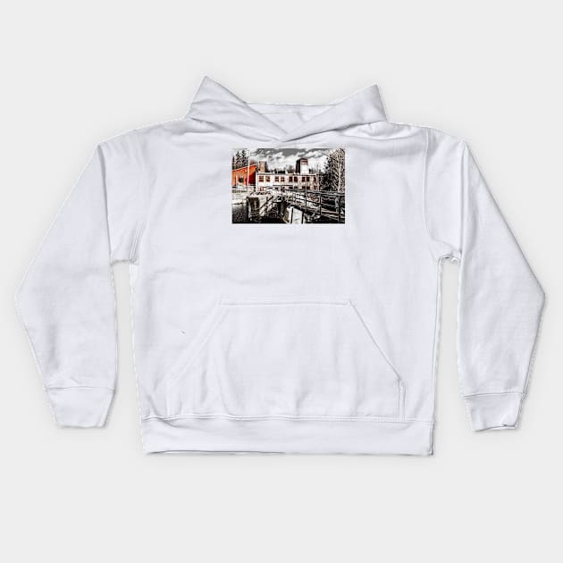 Historic Alton Mill Arts Centre 3 Kids Hoodie by Robert Alsop